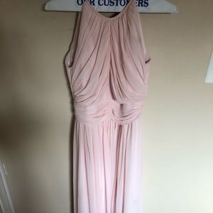 Pink evening gown